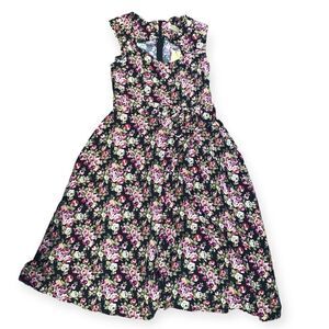 Lindy bop floral bow dress